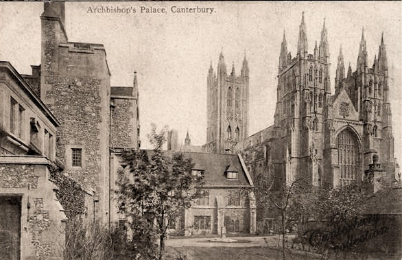 BB247c Archbishops Palace Canterbury Kent 1908 Postcard 